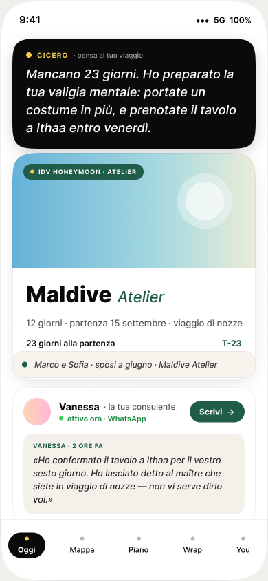 Pre-trip — il sogno arriva